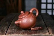 《德?！芬伺d紫砂壺陳順培原礦玉砂料全手工茶壺
