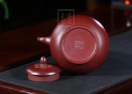 《梵華提梁》純手工高級工藝美術師宜興紫砂創(chuàng)新提梁壺紫泥泡茶壺套壺