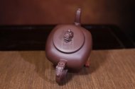 《威震四方》宜興紫砂壺名家工藝美術(shù)師全手工泡茶壺茶具楊國琴老師大廠拼紫泥