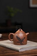 《秦權(quán)》宜興降坡泥紫砂壺中國工藝美術(shù)大師全手工秦權(quán)茶壺