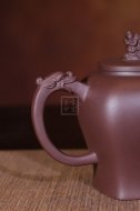 《威震四方》宜興紫砂壺名家工藝美術(shù)師全手工泡茶壺茶具楊國琴老師大廠拼紫泥