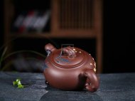 《松竹梅》紫砂壺宜興高級工藝美術師手工泡茶壺紫泥茶具茶壺