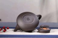《金枝玉葉》宜興名家工藝美術師全手工石黃泥紫砂壺家用功夫茶具套裝