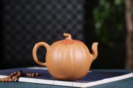 《銀杏壺》宜興紫砂茶壺高級工藝美術(shù)師段泥（配紅泥）創(chuàng)新壺