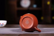 《祥龍納?！芬伺d紫砂壺名家工藝美術(shù)師手工茶壺料大紅袍祥龍納福壺