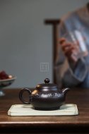 《長樂》紫砂壺中國工藝美術(shù)大師全手工純制壺黑泥
