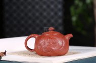 《魚(yú)化龍供春》宜興紫砂壺高級(jí)工藝美術(shù)師手工茶壺茶具大紅袍供春
