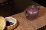 《威震四方》宜興紫砂壺名家工藝美術(shù)師全手工泡茶壺茶具楊國琴老師大廠拼紫泥